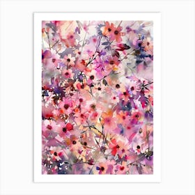 Sakura Flowers Art Print