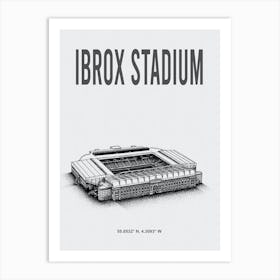 Ibrox Stadium Rangers Fc Stadium Art Print