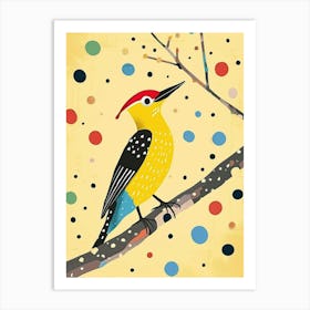 Yellow Woodpecker 1 Art Print
