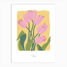 Tulips Floral Art Print