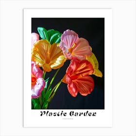 Bright Inflatable Flowers Poster Evening Primrose 1 Art Print