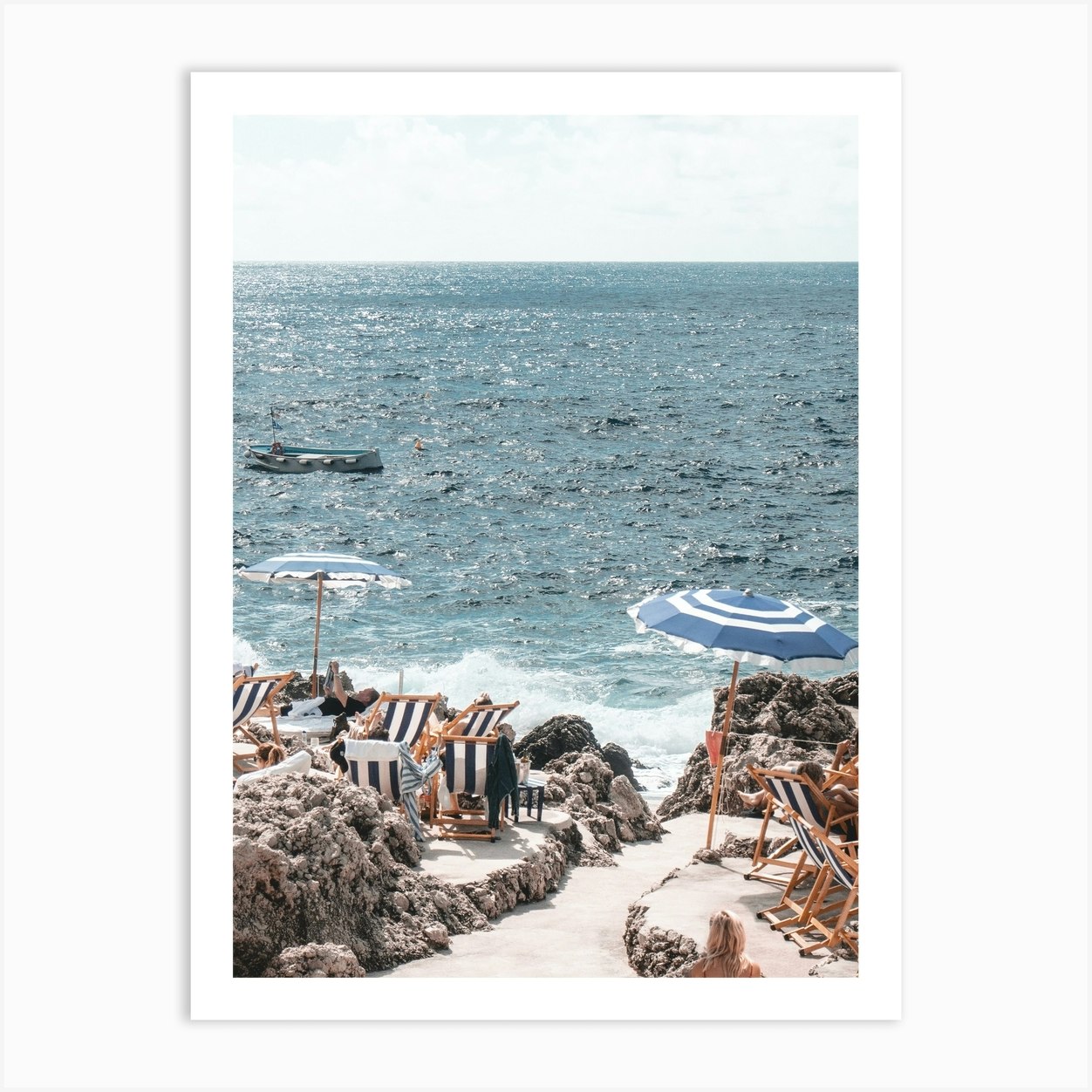 Buy Capri Beach Club II Photo Art Print