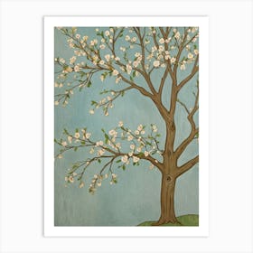 Cherry Blossom Tree Art Print