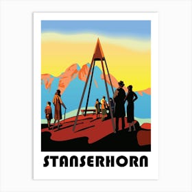 Stanserhorn, Mountain Peak, Switzerland Art Print