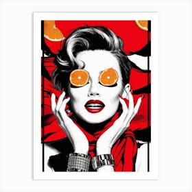 Orange Slices Art Print