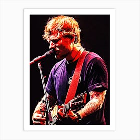 Ed Sheeran 4 Art Print