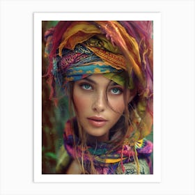 Bohemian Girl 1 Art Print