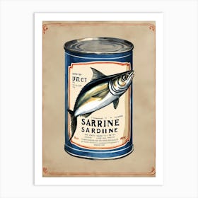 Sardine Sardine Art Print