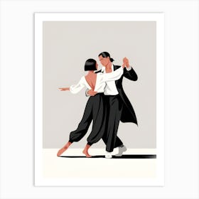 Tango Dancers Art Print