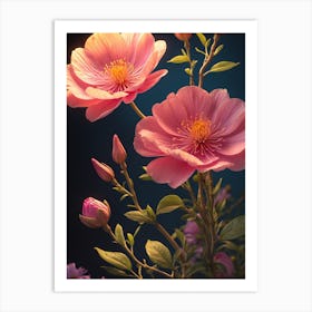 Flowers In Bloom Art Print