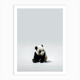 Minimal Panda Bear Art Print