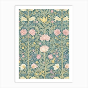 William Morris In Pastel no1 Art Print