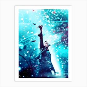 coldplay chris martin 1 Art Print