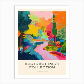 Abstract Park Collection Poster Queens Park Toronto Canada Art Print