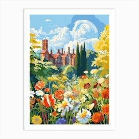 Sissinghurst Castle Garden United Kingdom Illustration 1 Art Print