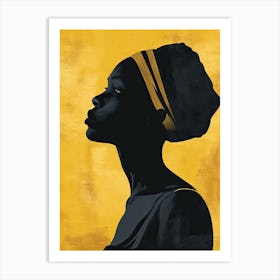 Tribal Odyssey|The African Woman Series Art Print