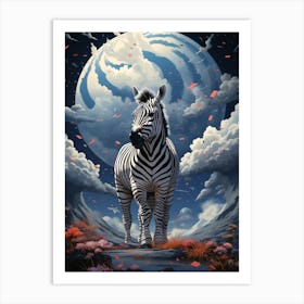 Zebra Art Print