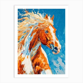 Horse With Mane Art Print