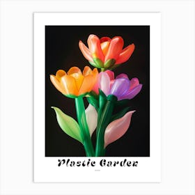 Bright Inflatable Flowers Poster Asters 1 Art Print