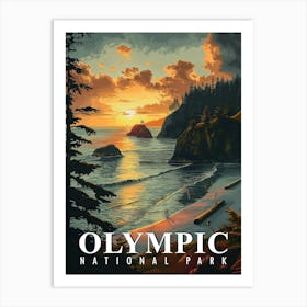 Olympic National Park Art Print