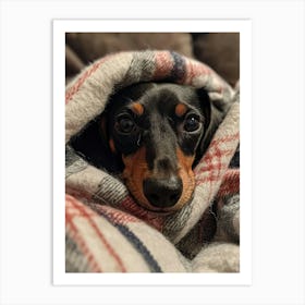 Dachshund.Generated AI. Wall Art Print 6 Poster