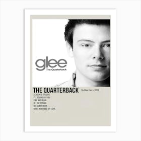 The Quarterback Poster By Glee Cast 2013 Art Print