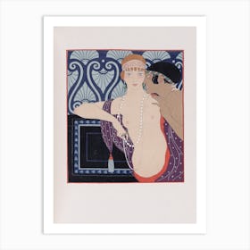 Les Trois Beautes De Mnasidika (1922,), 1 George Barbier Art Print