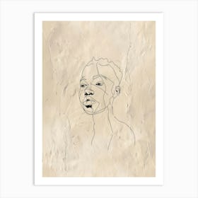 Portrait Of A Woman 579 Art Print