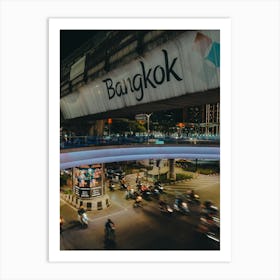 Bangkok At Night Art Print