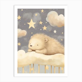 Sleeping Polar Bear 4 Art Print