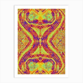 Abstract Psychedelic Painting 4 Art Print