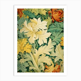 Floral Wallpaper By William Morris Art Print