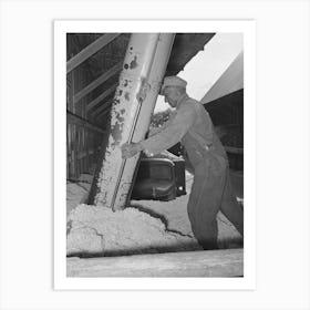 Unloading Cotton Seed At Cotton Seed Oil Mill, Mclennan County, Texas By Russell Lee Art Print