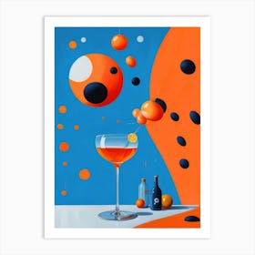 'Orange Cocktail' Art Print