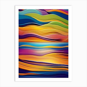 Abstract Watercolor Background Art Print