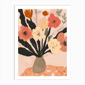 Pastel Bouquet Art Print