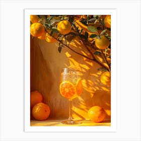 Oranges In The Sun Art Print