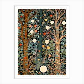 William Morris Rose Flora And Fauna Art Print