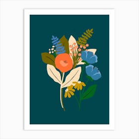 Indigo Botanical Art Print