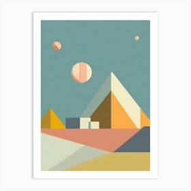 Pyramids In The Sky Art Print