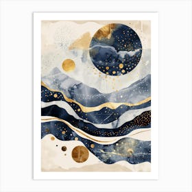 'Blue Moon' 2 Art Print