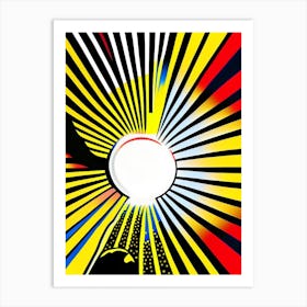 Event Horizon Bright Comic Space Art Print