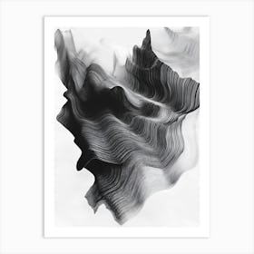 Abstract Wave 5 Art Print