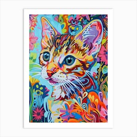 Cat Painting Art Print