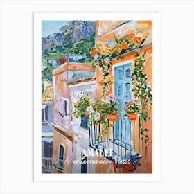 Mediterranean Views Amalfi 4 Art Print