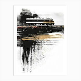 Train Canvas Print Art Print