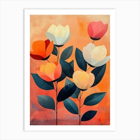 Magnolia Canvas Print Art Print