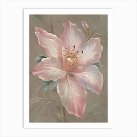 Pink Lily 1 Art Print