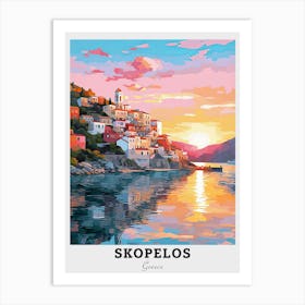 Skopelos Travel Art Print