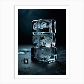 Ice Cubes 1 Art Print